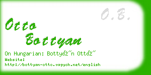 otto bottyan business card